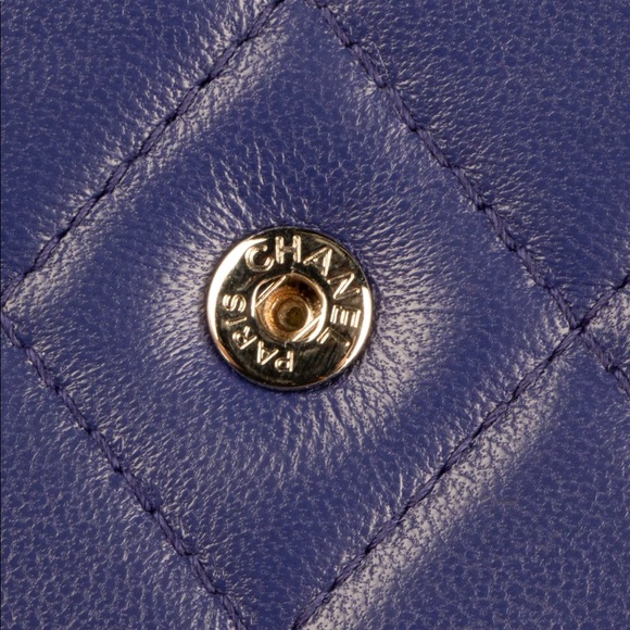sold* CHANEL Quilted Lambskin Wallet On Chain Bag - Picture 6 of 8